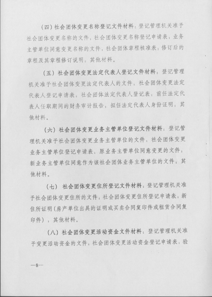 社會組織登記檔案管理辦法